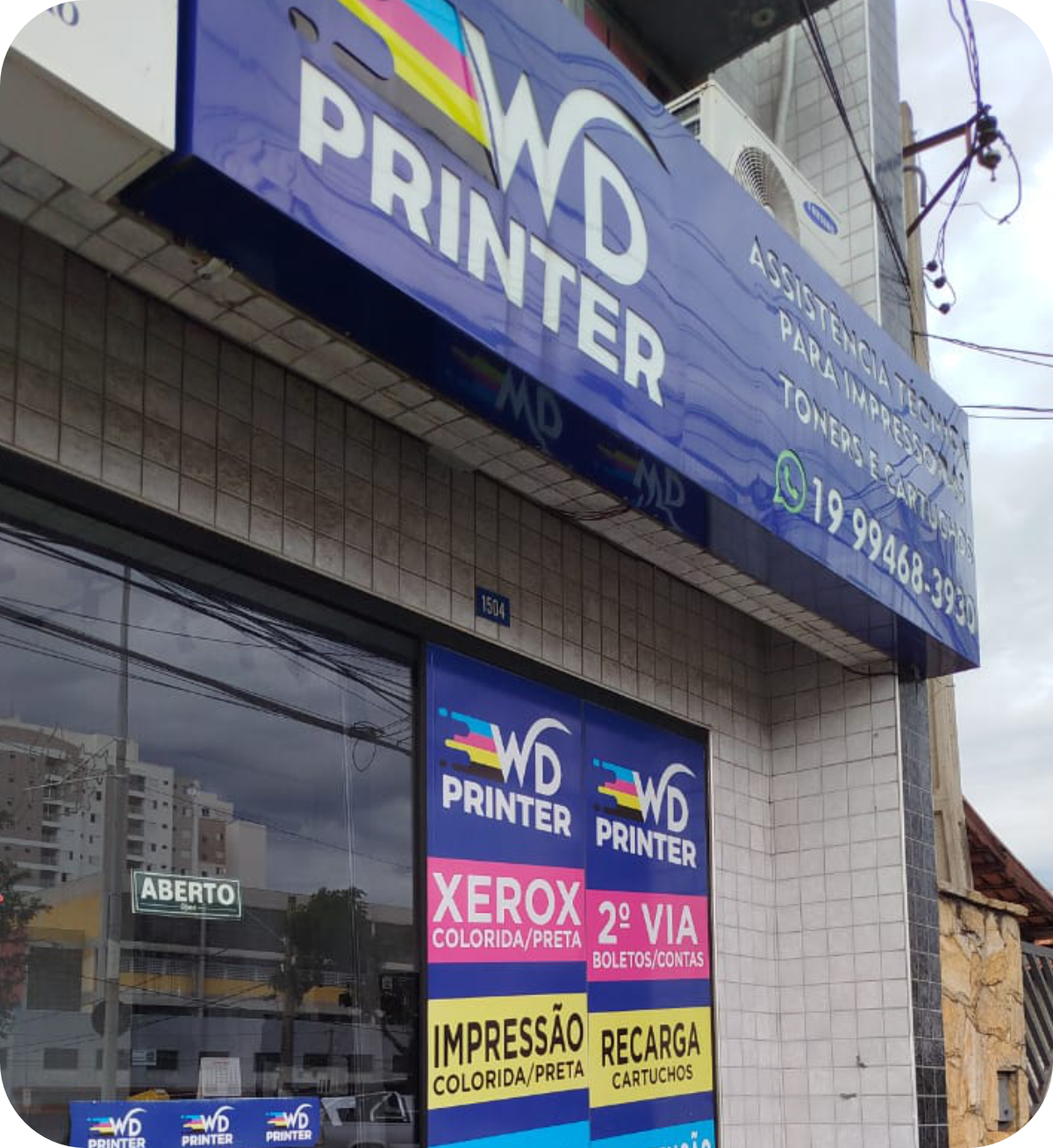 Impressora e toner WD Printer